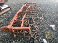 15ft folding chain harrow (orange) - 3