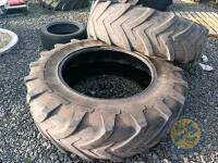 16.9 R34 michelin tyres 2 off