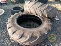 16.9 R34 michelin tyres 2 off - 2