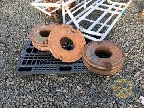 6 tractor wheel weights