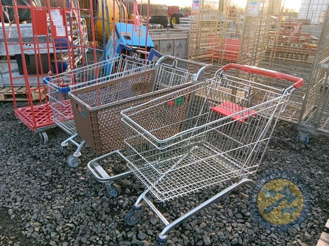 3 Shopping trolleys