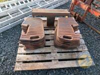 13 Original Leyland Tractor Weights & Holder - 3