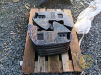 10 45kg case tractor weights - 2