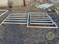 Cattle Hurdle with pedestrian gate