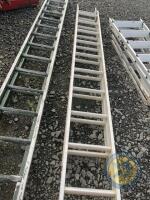 18ft galvanised ladder - 2