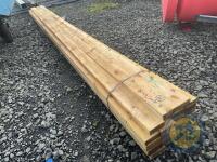 19 16ft 4x1.5 lengths of timber