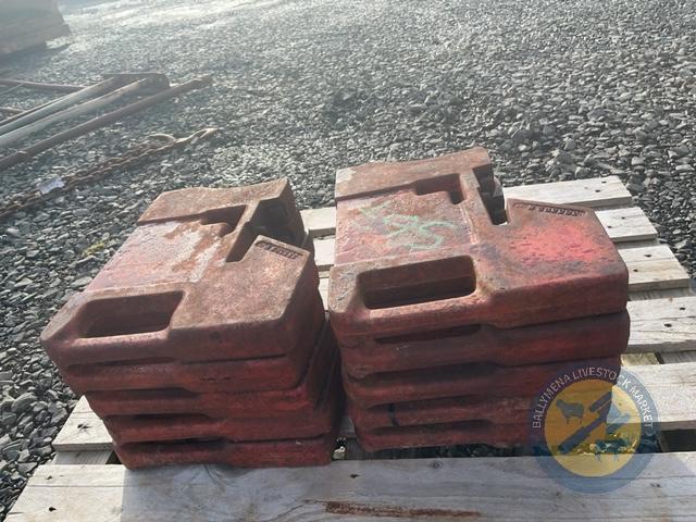 10 original numbered weights