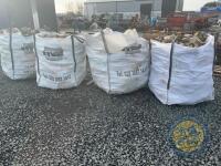 4 bags of fire wood