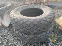 2 tyres BKT 16.9 R28 grass tyres - 2