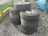 9x 245/70/R17.5 tyres & rims - 2