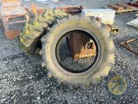 2x front tractor tyres 12.4/R24 Uniroyal - 3