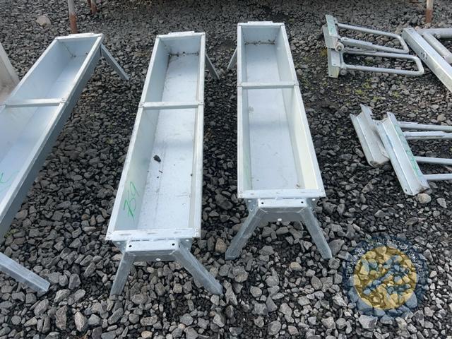 2 freestanding sheep troughs