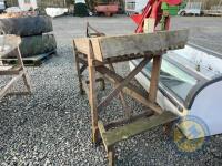 Wooden potato sorter