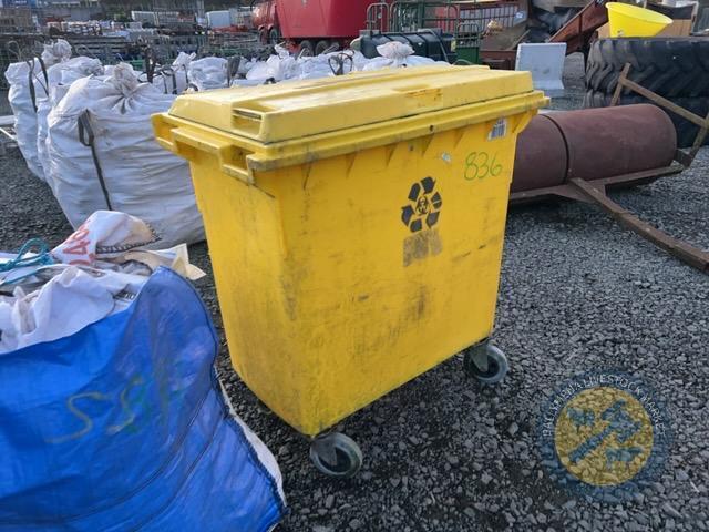 Yellow double bin