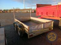 Galvanised 8x5 car trailer - 2