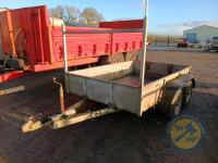 Galvanised 8x5 car trailer - 3