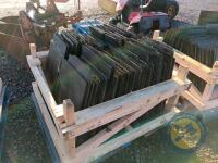 3 Crates of bangor blue slate approx 600 - 4