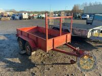 8x4 car trailer