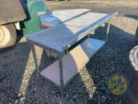 Stainless steel table