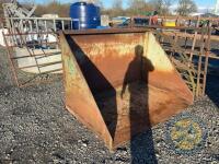 Fabcon 6ft wide tipping skip