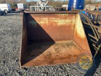 Fabcon 6ft wide tipping skip - 2