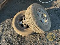 2x Land Rover TDS rims & tyres - 2