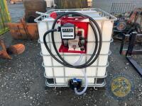 IBC fuel tank with meter & hose - 2