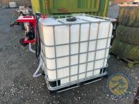 IBC fuel tank with meter & hose - 3