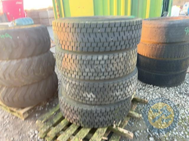 4 Lorry tyres & rims