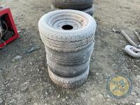 4x 195/50/R13 tyres - 3