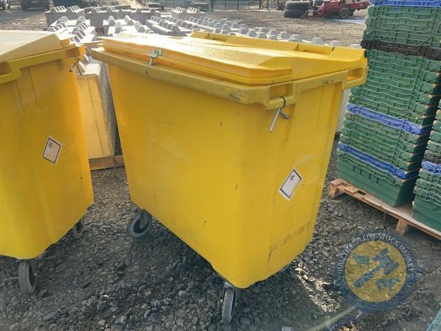 Yellow bin & key