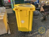 Yellow bin & key - 2