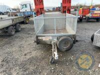 Ifor Williams 6x4 P6A trailer with mesh sides, ramp door & key - 2