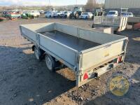 Ifor Williams 12x6 dropside trailer with spare wheel tandem axle - 6