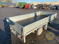 Ifor Williams 12x6 dropside trailer with spare wheel tandem axle - 8