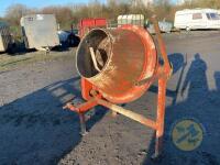 Cement mixer with shaft