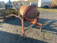 Cement mixer with shaft - 5