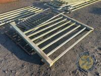 Various galvanised & non galvanised gates & 6 frames - 3