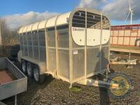 Nugent triaxle livestock trailer 14ft - 3