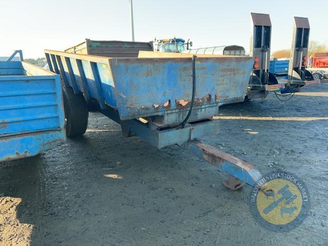 Blue tipping trailer