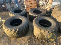 4x Nokian tyres 500/50/R17 Rdials