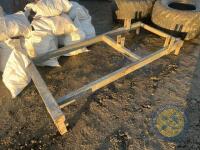 Galvanised 3 point linkage frame - 2