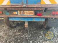 Kane 12tn Dropside trailer, lights & brakes working - 10