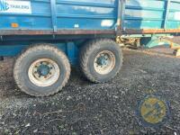 Kane 12tn Dropside trailer, lights & brakes working - 11