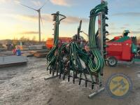 Agriquip 9m dribble bar with new blades, wire plates and control box