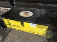 Yellow metal box