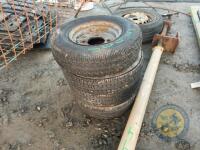 4x 10' Ifor Williams wheels - 3