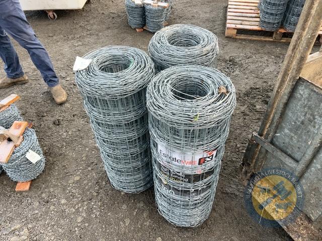 3x rolls of sheep wire