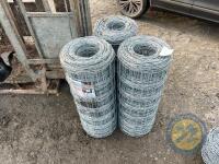 3x rolls of sheep wire - 2