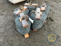 5x rolls of barbed wire